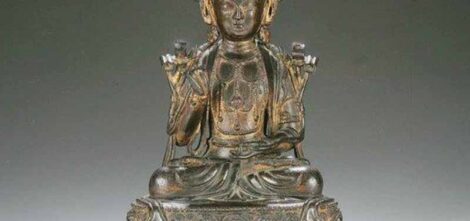 Divinité en bronze